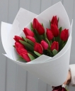 Красные тюльпаны 15 шт