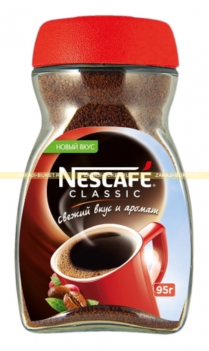 Кофе Nescafe Classic растворимый гранулированный, 95г стекло фото 1