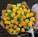 Букет из жёлтых роз 