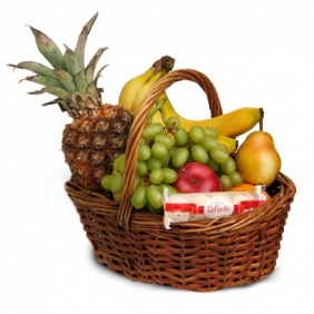 Подарочные корзины - Средняя корзина с фруктами
