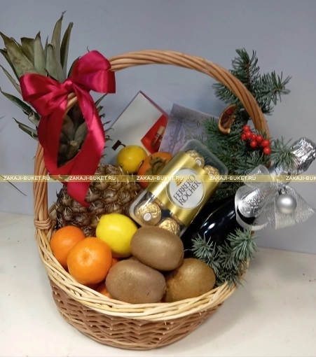 Корзина новогодняя 42 фото 1