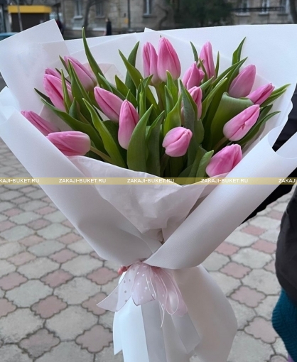Букет тюльпанов Шепот Весны фото 1
