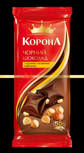 Черный шоколад Корона 80г фото 1