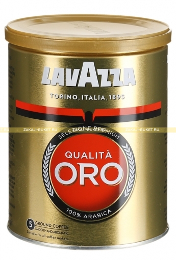 Кофе Lavazza Oro молотый 250г ж/б фото 1