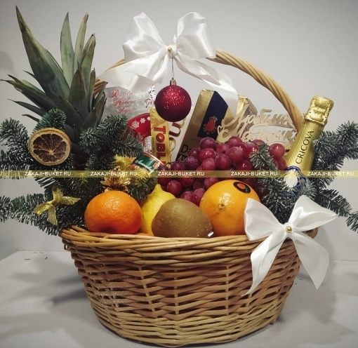 Корзина новогодняя для любимой мамочки /большая / фото 1