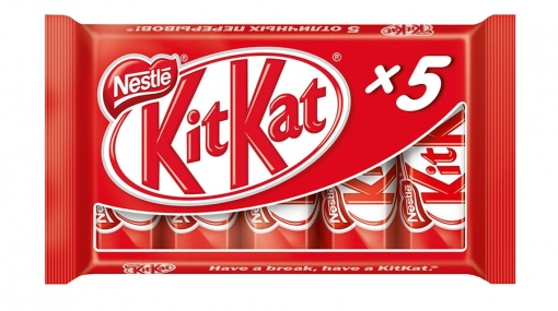 Шоколад Nestle молочный Kit Kat с хрустящей вафлей, 5шт (145г) фото 1
